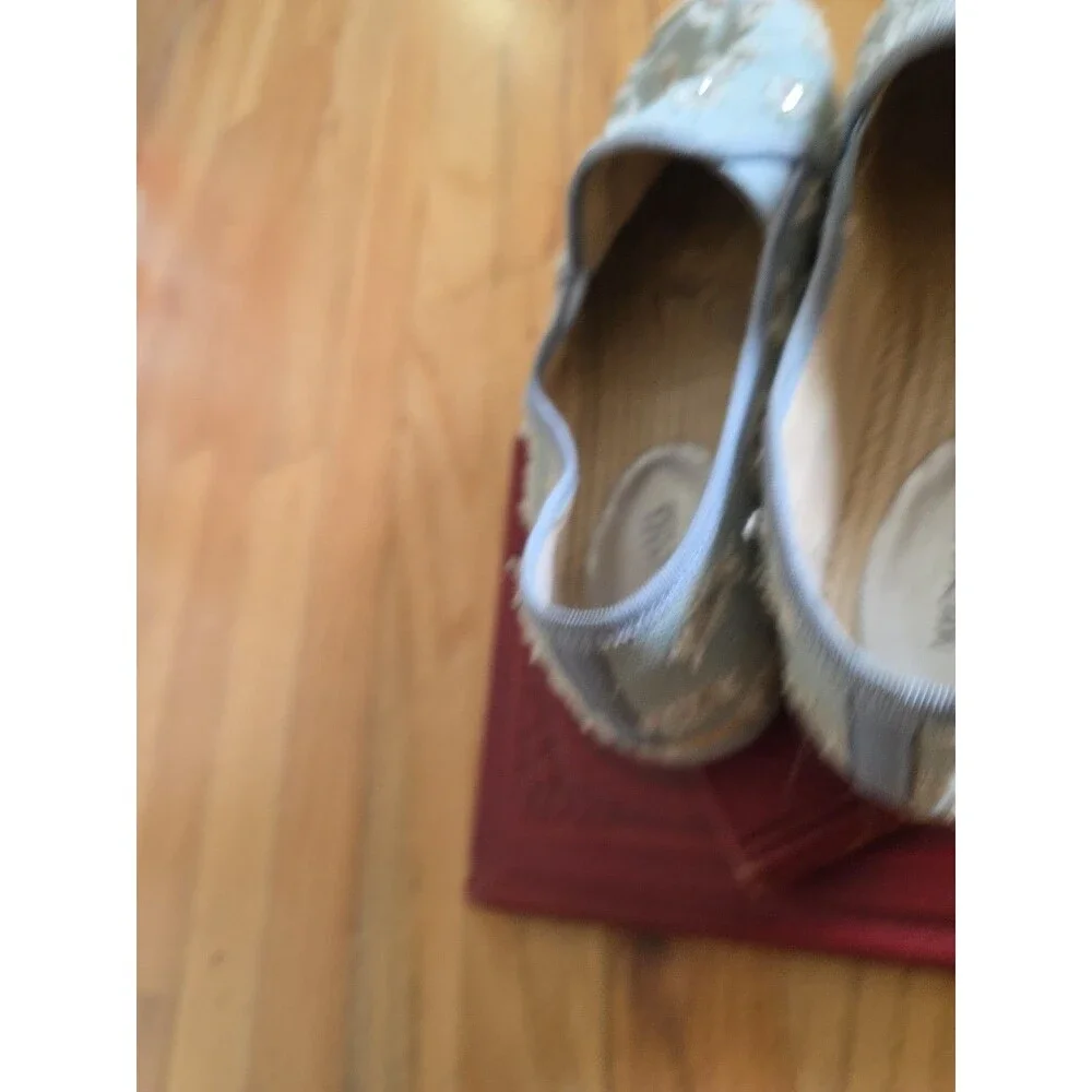 Michael Kors Hastings Denim Espadrilles shoes size 8.5 M womens